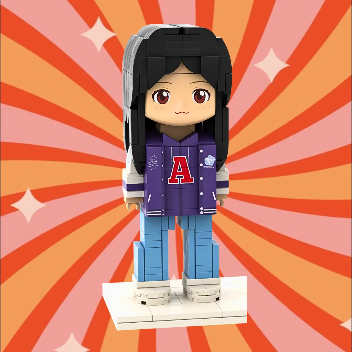 Персональная фигурка-конструктор BrickMe — одиночный набор