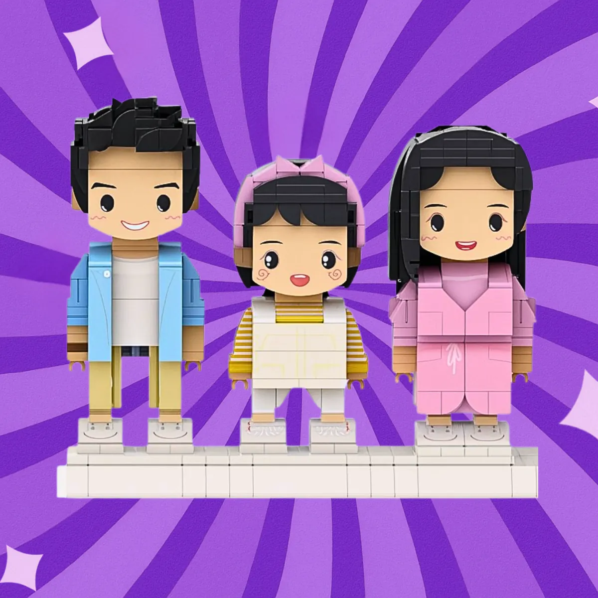 Семейный набор фигурок-конструкторов BrickMe
